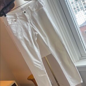 Frame Denim Women's Crisp White Skinny Jeans